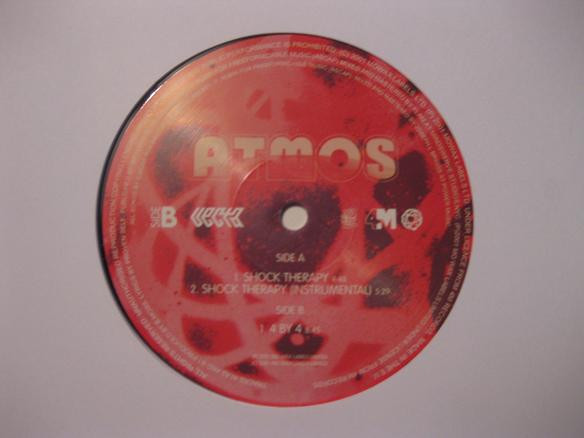 Atmos (2) - Shock Therapy / 4 By 4, Hip Hop, Hip Hop, 2001 - Mo Wax, UK, Vinyl 1x 12", 33 ⅓ RPM