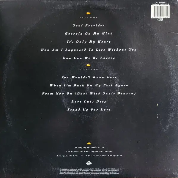 Michael Bolton - Soul Provider - 1989 - Blues Rock, Soft Rock - CBS - Vinyl 1x LP