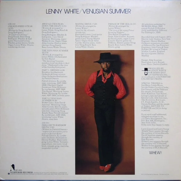 Album cover for Venusian Summer by Lenny White