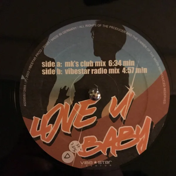 Album cover for Love U Baby by Pate No.1