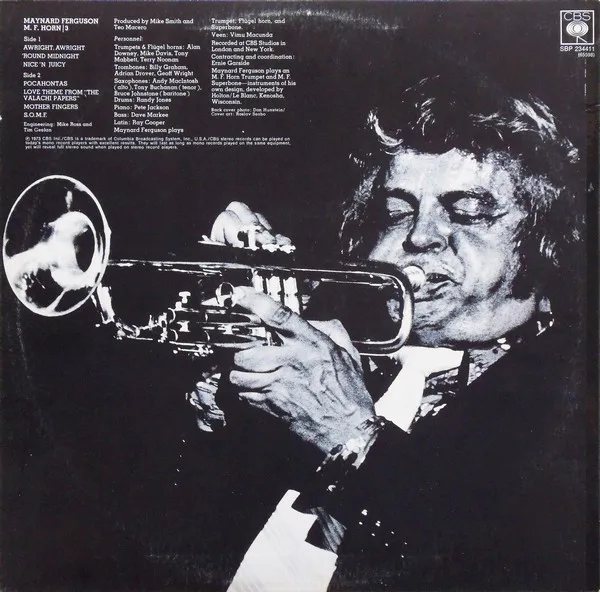 Album cover for M.F. Horn | 3 by Maynard Ferguson