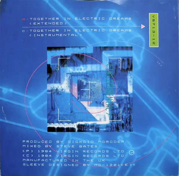 Album cover for Together In Electric Dreams (Extended) by Giorgio Moroder With Philip Oakey