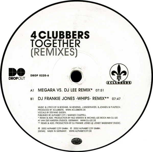 Album cover for Together (Remixes) by 4 Clubbers
