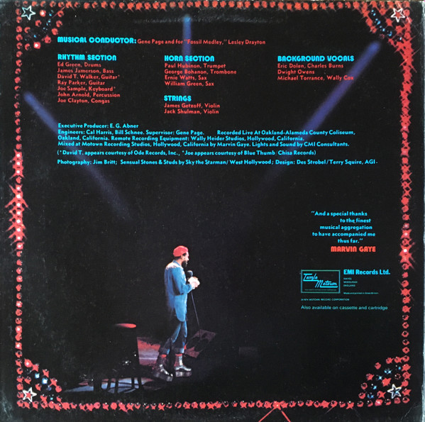 Marvin Gaye - Marvin Gaye Live!, Funk / Soul, Soul, 1974 - Tamla Motown, UK, Vinyl 1x LP Gatefold