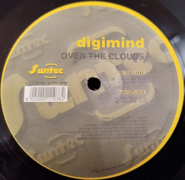 Album cover for Over The Clouds by Digimind