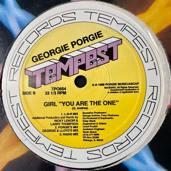 Album cover for Girl "You Are The One" by Georgie Porgie