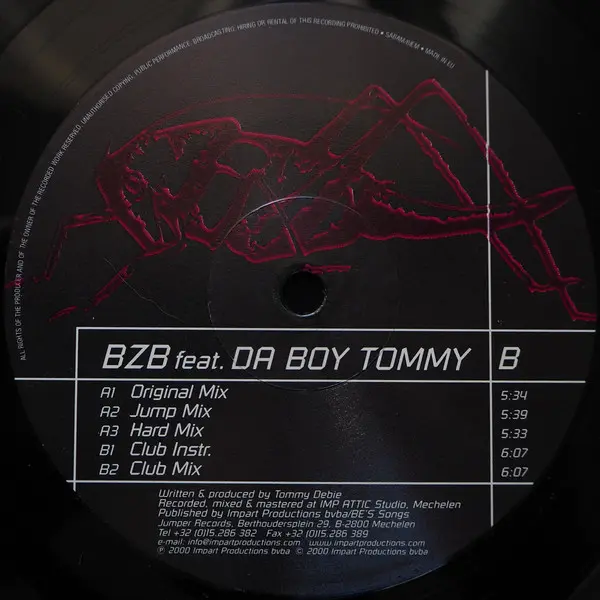 Album cover for The Beginning by BZB Feat. Da Boy Tommy