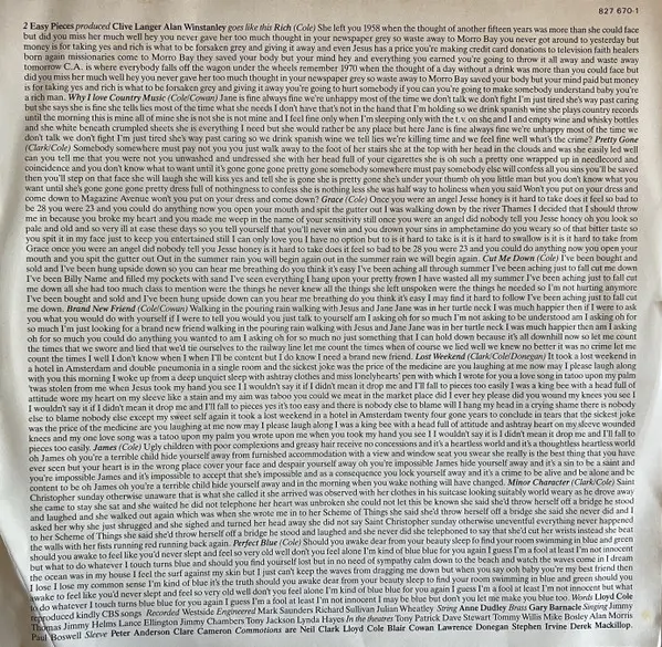 Lloyd Cole & The Commotions - Easy Pieces, Rock, Country Rock, Pop Rock, 1985 - Polydor, Australasia, Vinyl 1x LP, Album