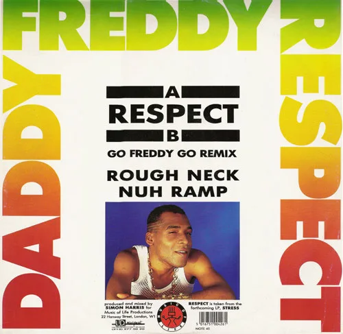 Album cover for Respect by Daddy Freddy