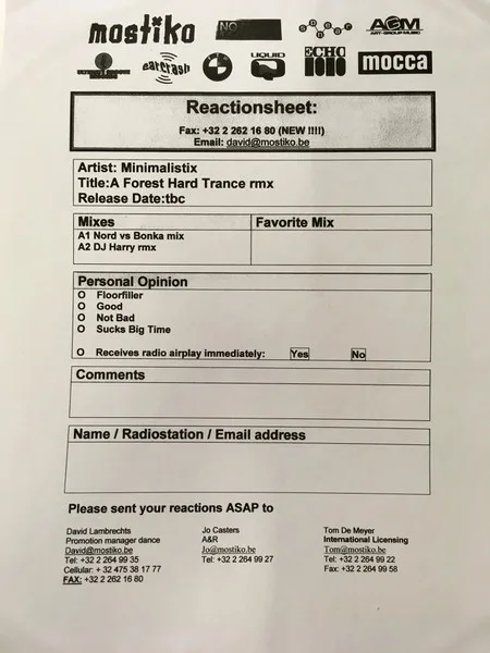 Album cover for A Forest (The Hardtrance Remixes) by Minimalistix