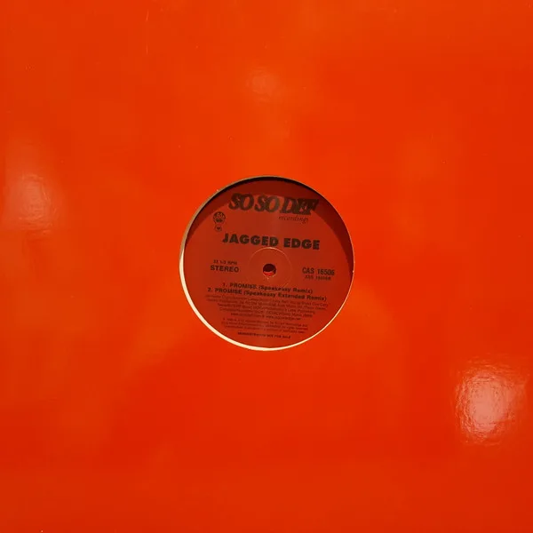 Album cover for Promise by Jagged Edge (2)