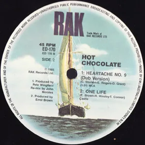 Album cover for Heartache No. 9 by Hot Chocolate