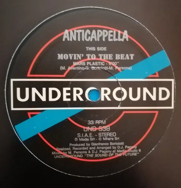 Album cover for Movin' To The Beat by Anticappella