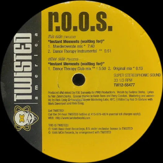 Album cover for Instant Moments (Waiting For) by R.O.O.S.
