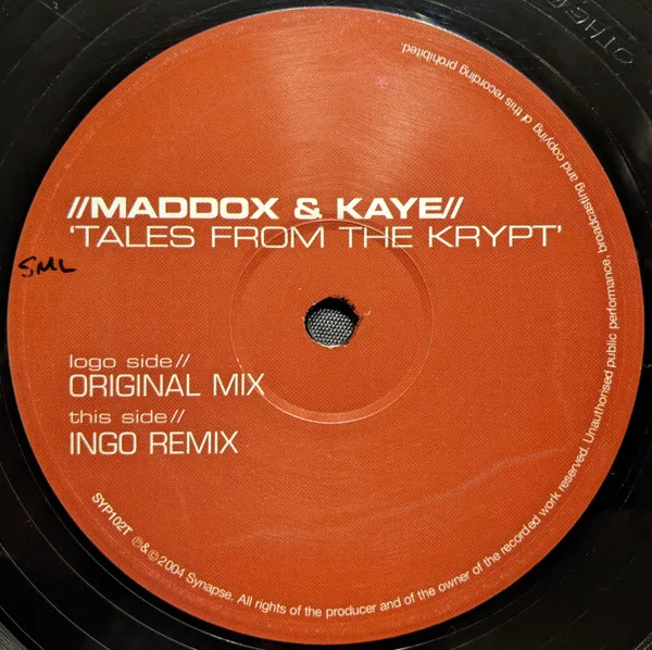 Album cover for Tales From The Krypt by Paul Maddox & Ben Kaye