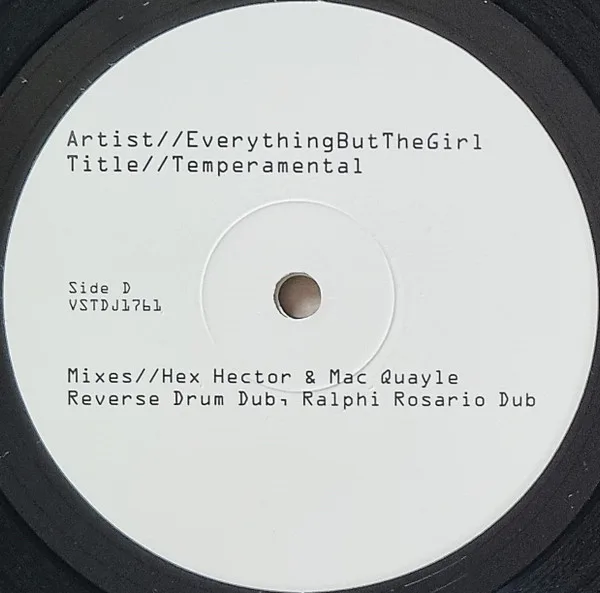 Album cover for Temperamental by Everything But The Girl