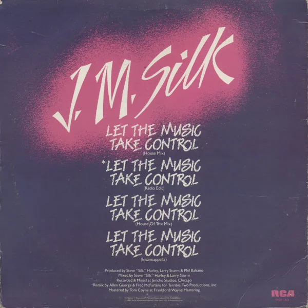 Album cover for Let The Music Take Control by J.M. Silk