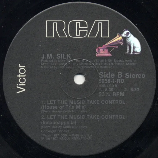 Album cover for Let The Music Take Control by J.M. Silk
