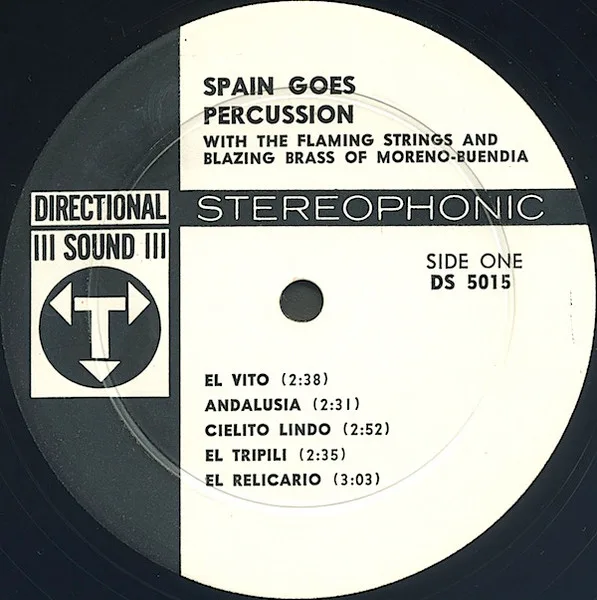 Album cover for Spain Goes Percussion by Manuel Moreno-Buendía
