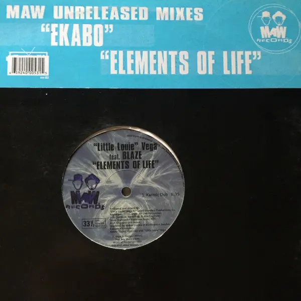 Masters At Work Featuring Wunmi / Louie Vega Feat. Blaze - Ekabo / Elements Of Life (Unreleased Mixes), Electronic, Afrobeat,