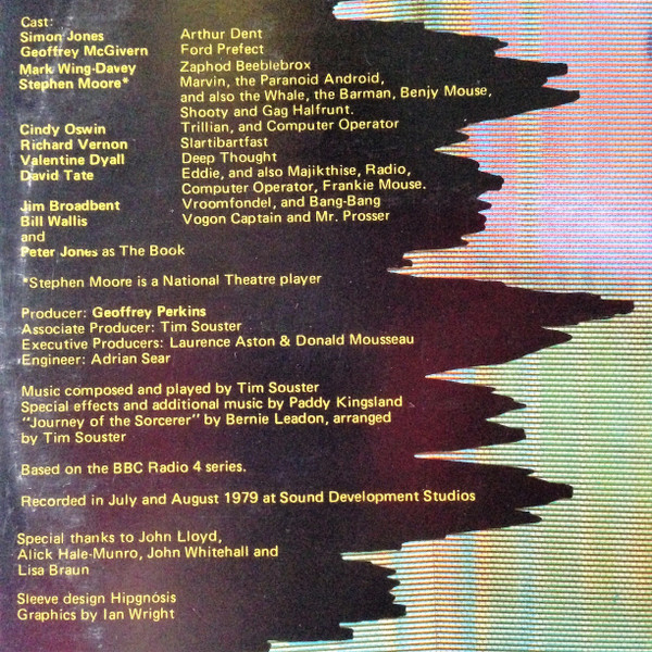 Douglas Adams - The Hitch-Hiker's Guide To The Galaxy, Non-Music, Comedy, Radioplay, 1981 - Original Records, Australia, Viny