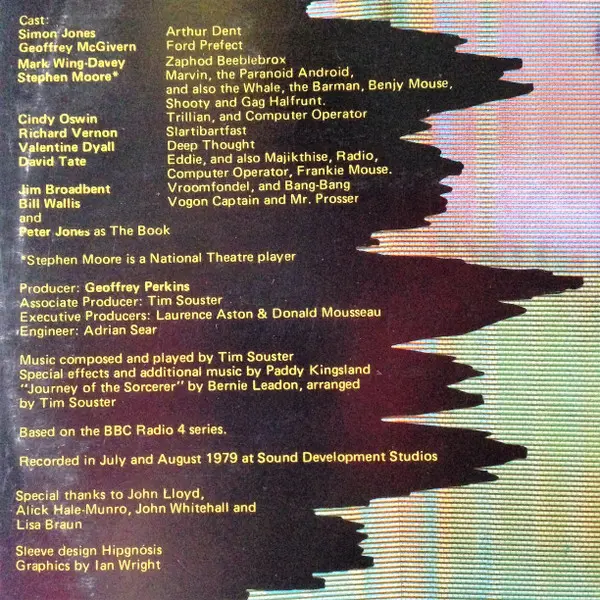 Douglas Adams - The Hitch-Hiker's Guide To The Galaxy, Non-Music, Comedy, Radioplay, 1981 - Original Records, Australia, Viny