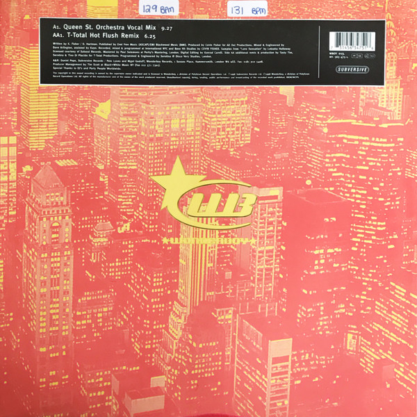 Cevin Fisher Feat. Loleatta Holloway - (You Got Me) Burning Up, Electronic, House, 1999 - Subversive, Wonderboy, UK, Vinyl 1x