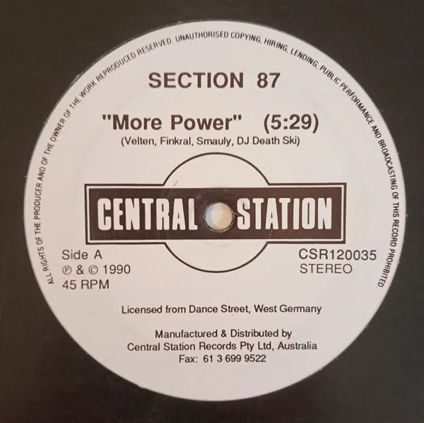 More Power / Dance Computer One