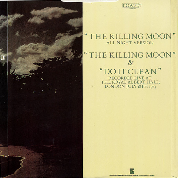 Echo & The Bunnymen - The Killing Moon (All Night Version), Rock, Indie Rock, New Wave, 1984 - Korova, UK, Vinyl 1x 12", Sing