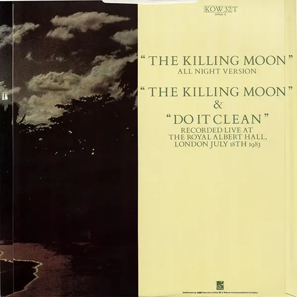 Echo & The Bunnymen - The Killing Moon (All Night Version), Rock, Indie Rock, New Wave, 1984 - Korova, UK, Vinyl 1x 12", Sing
