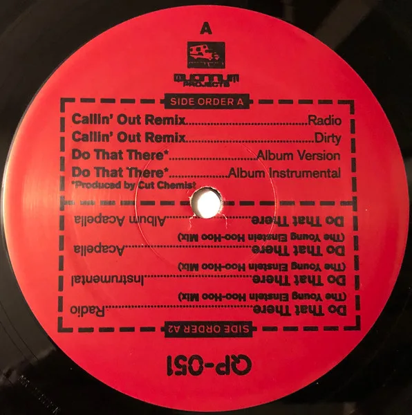 Album cover for Callin' Out Remix / Do That There by Lyrics Born