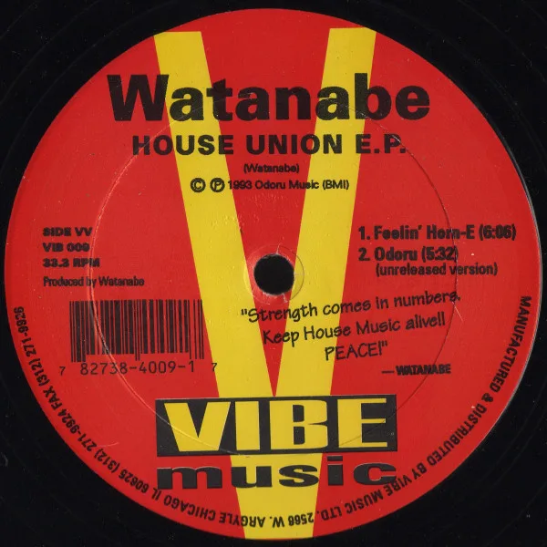 Album cover for House Union E.P. by Watanabe