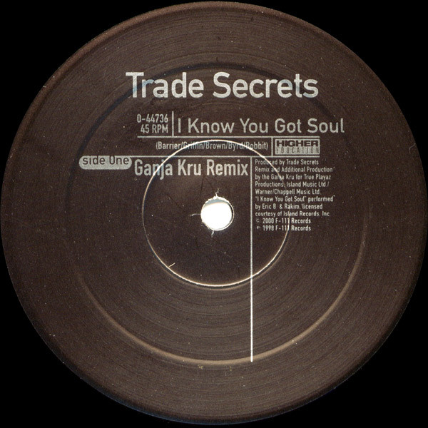 Album cover for I Know You Got Soul (Remixes) by Trade Secrets