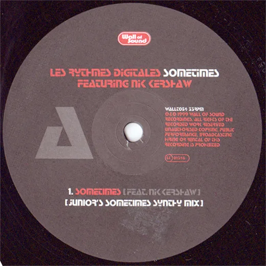 Album cover for Sometimes by Les Rythmes Digitales