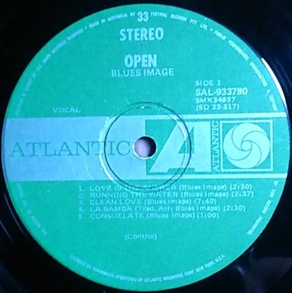 Album cover for Open by Blues Image