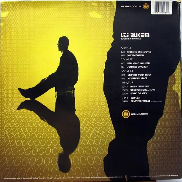 LTJ Bukem - Journey Inwards - 2000 - Downtempo, Drum n Bass - Good Looking Records - Vinyl 4x 12", 33 ⅓ RPM, 45 RPM, Album, S