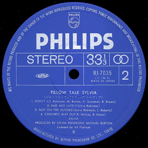 Album cover for Pillow Talk by Sylvia Robinson