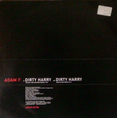 Album cover for Dirty Harry (The Remixes) by Adam F