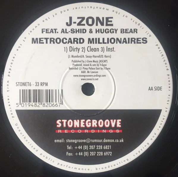 Album cover for Zone For President by J-Zone