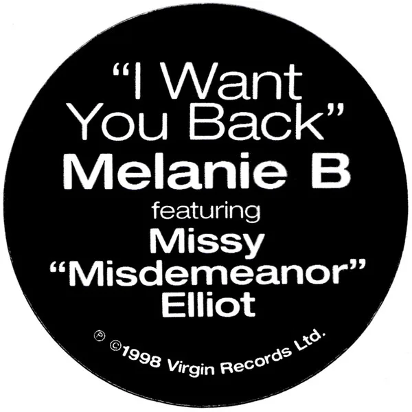 Album cover for I Want You Back by Melanie B Featuring Missy Elliott