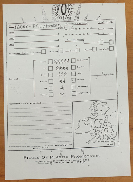 Björk - Hyperballad (T. Tei / Howie B. Mixes), Electronic, Downtempo, House, 1996 - One Little Indian, UK, Vinyl 1x 12", 45 R