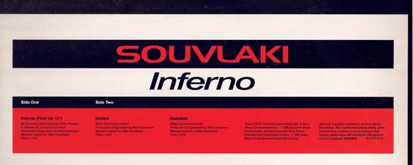 Album cover for Inferno by Souvlaki