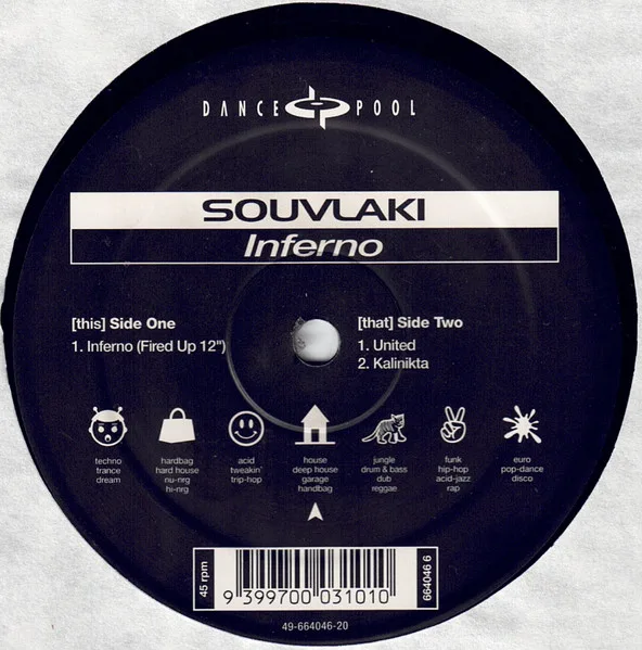 Album cover for Inferno by Souvlaki