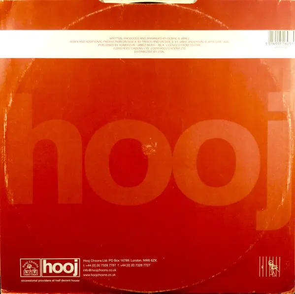 Tata Box Inhibitors - Freet, Electronic, Progressive House, 2000 - Hooj Choons, UK, Vinyl 1x 12", 33 ⅓ RPM 2/2