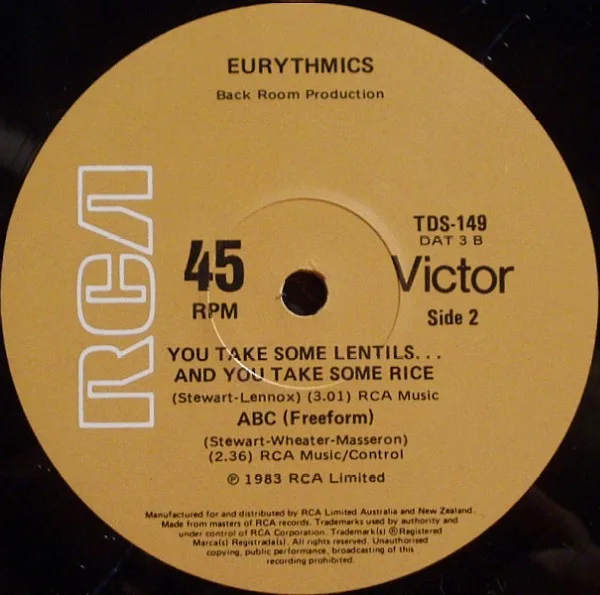 Album cover for Who's That Girl? by Eurythmics