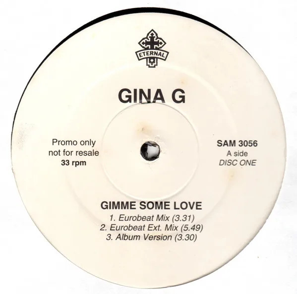 Album cover for Gimme Some Love by Gina G