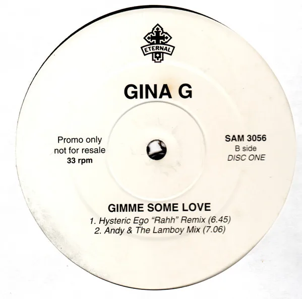 Album cover for Gimme Some Love by Gina G