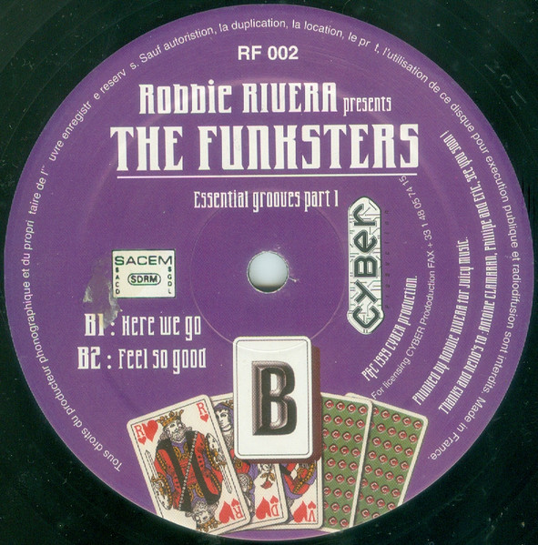 Robbie Rivera Presents Funksters, The - Essential Grooves Part 1, Electronic, House, 1999 - Royal Flush Records, France, Viny