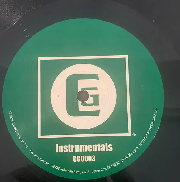 LOWD - Calligraphy, Hip Hop, 2002 - Concrete Grooves, US, Vinyl 1x 12", EP