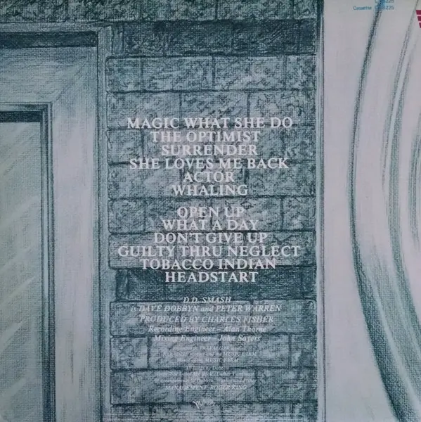 DD Smash - The Optimist, Jazz, Rock, Pop Rock, 1984 - Mushroom, Australia, Vinyl 1x LP, Album